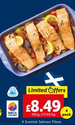 4 Scottish Salmon Fillets