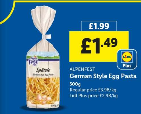 ALPENFEST German Style Egg Pasta