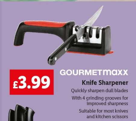 GOURMETmaxx Knife Sharpener