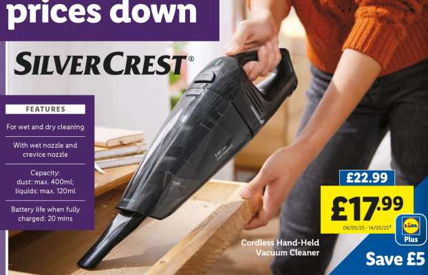 Cordless Hand-Held Vacuum Cleaner