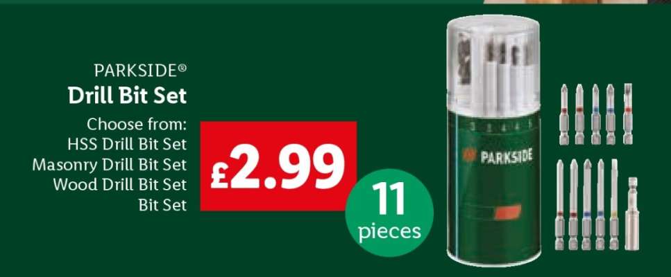 PARKSIDE Drill Bit Set