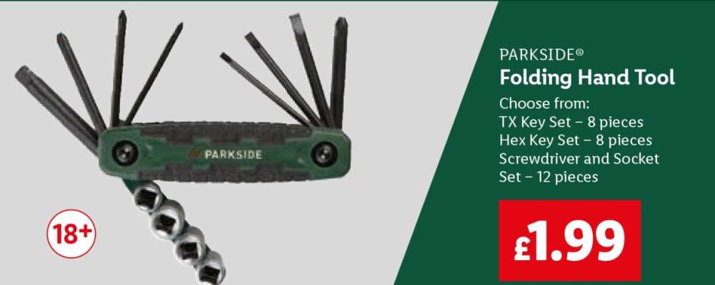 PARKSIDE® Folding Hand Tool