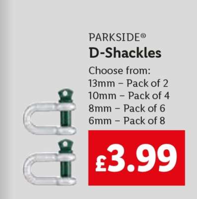 PARKSIDE D-Shackles