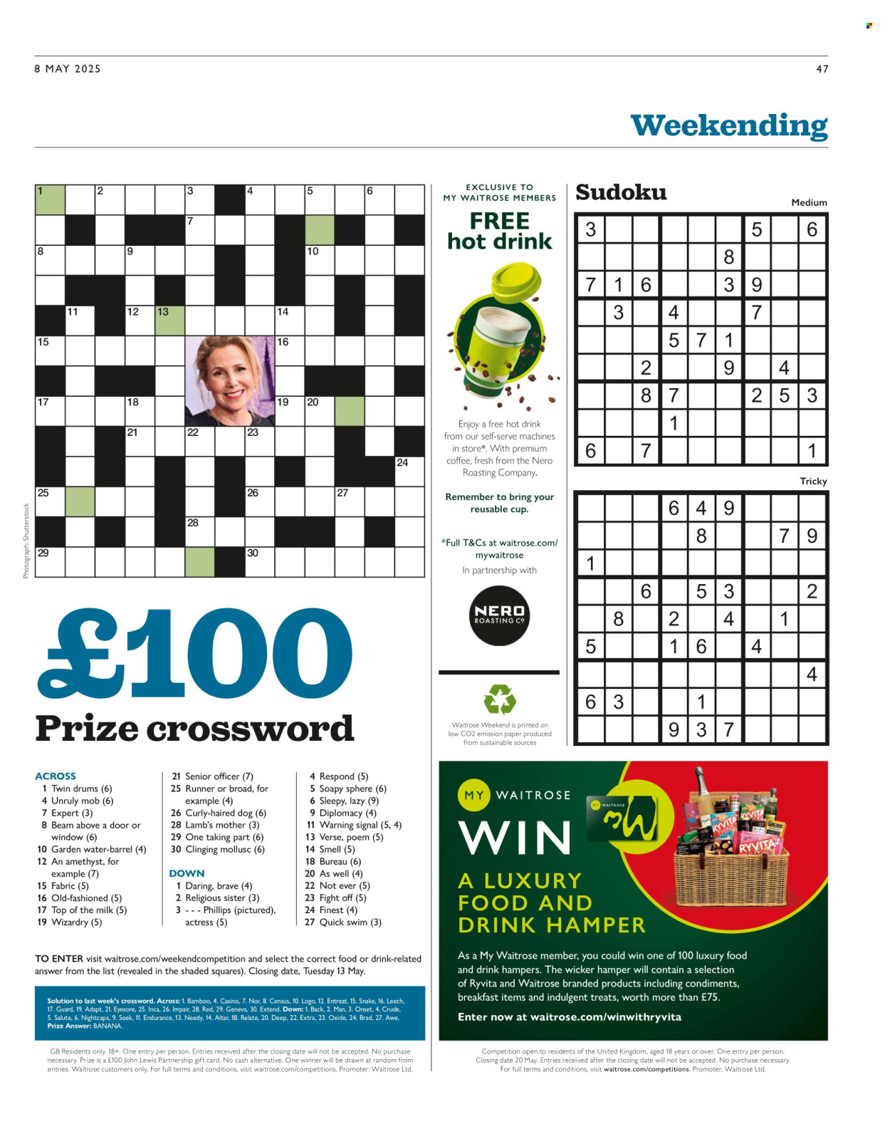 Waitrose offer . Page 47.