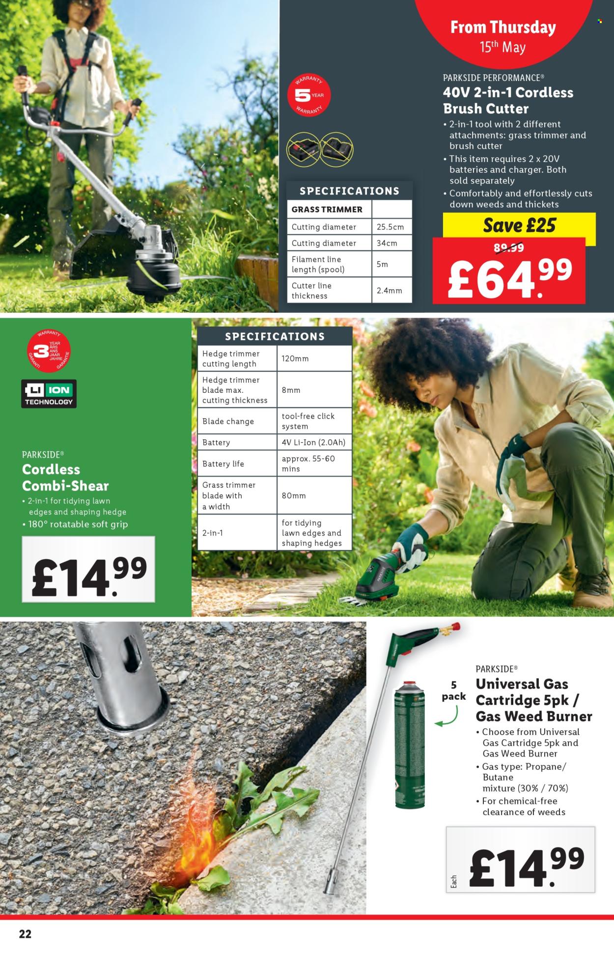 Lidl offer  - 15.5.2025 - 21.5.2025. Page 22.