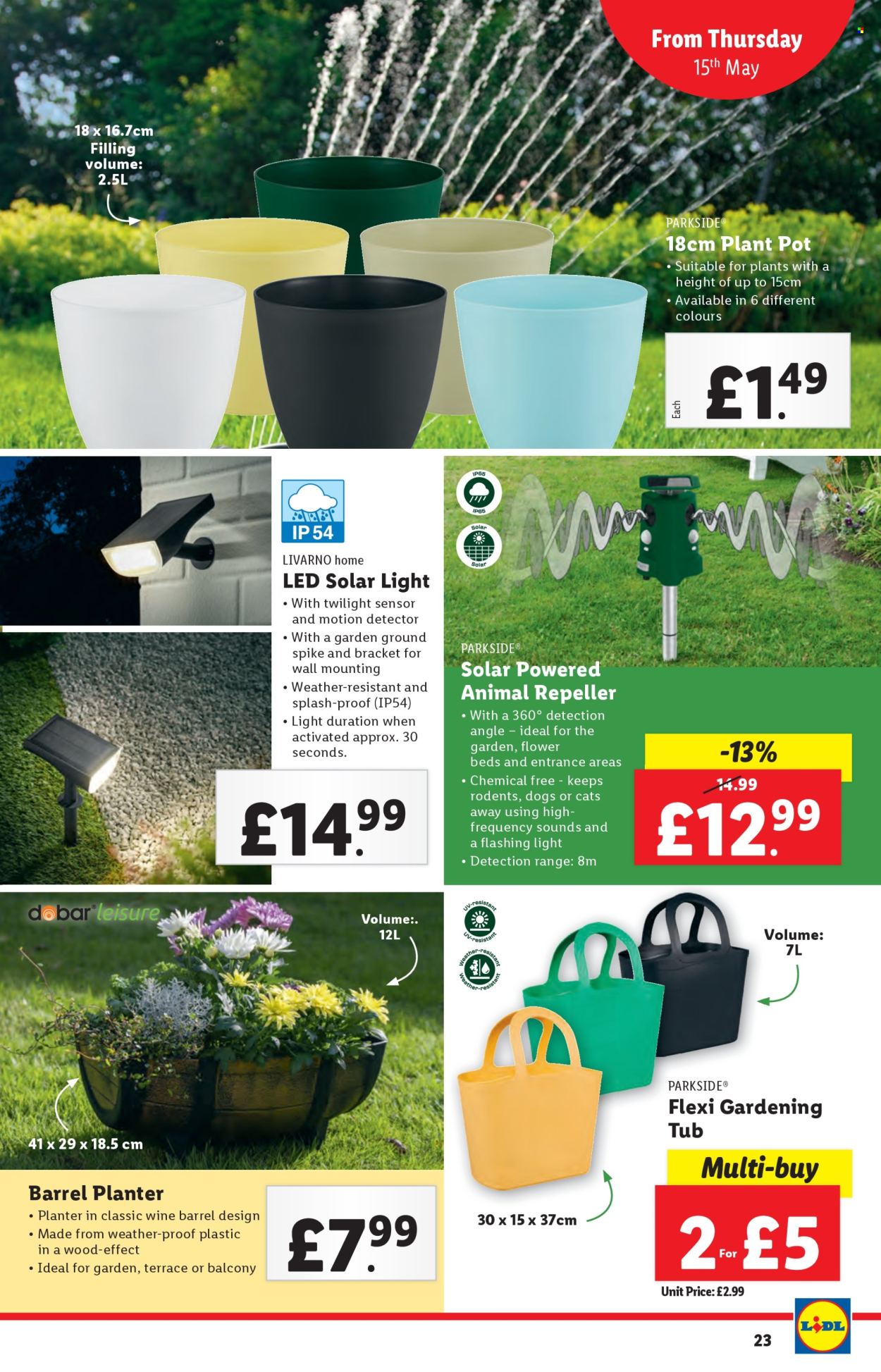 Lidl offer  - 15.5.2025 - 21.5.2025. Page 23.