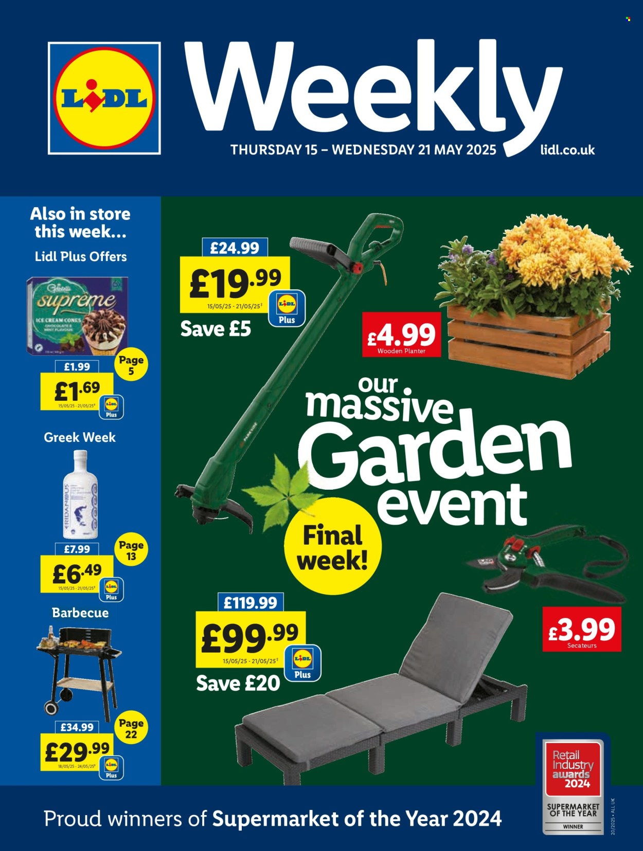 Lidl offer  - 15.5.2025 - 21.5.2025. Page 1.