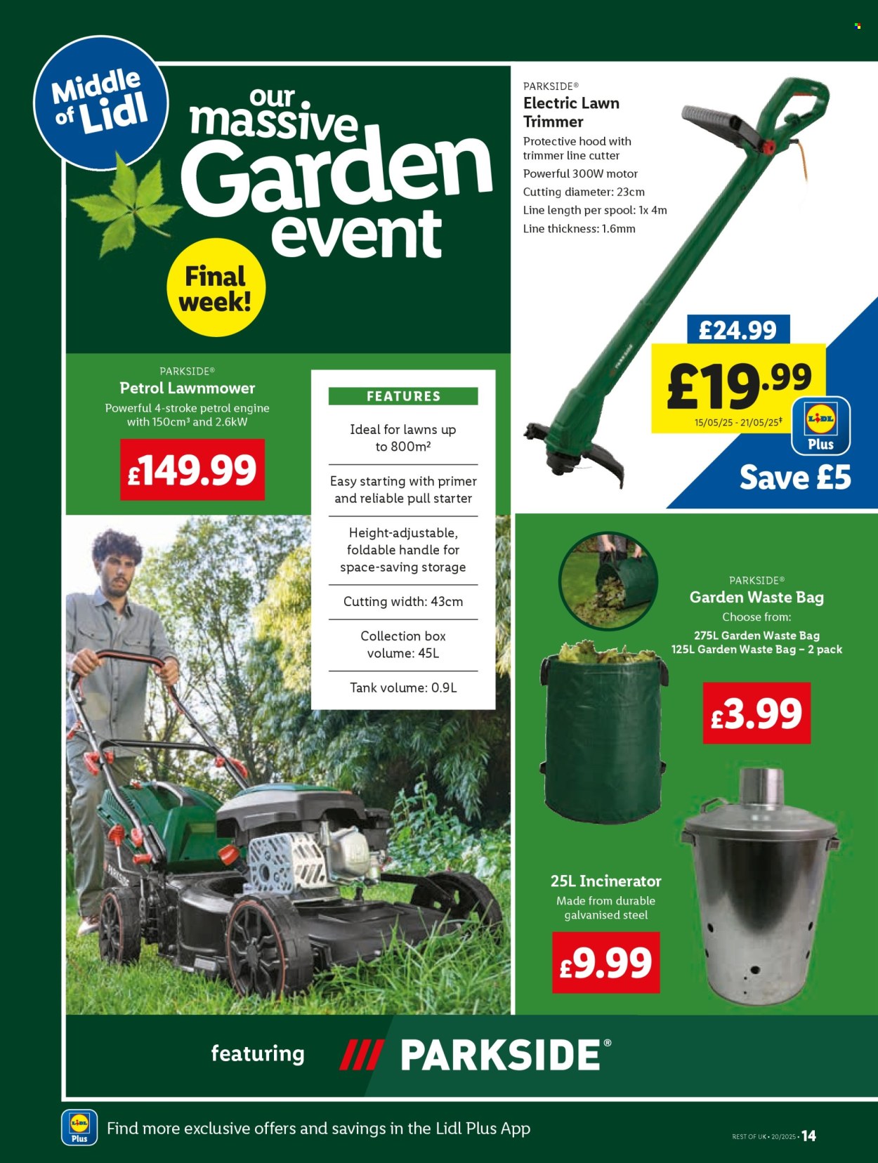 Lidl offer  - 15.5.2025 - 21.5.2025. Page 16.