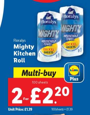 Florays Mighty Kitchen Roll