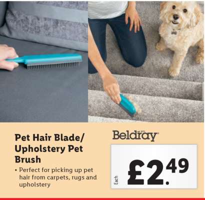 Pet Hair Blade/Upholstery Pet Brush