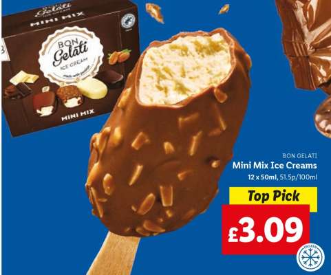 BON GELATI Mini Mix Ice Creams