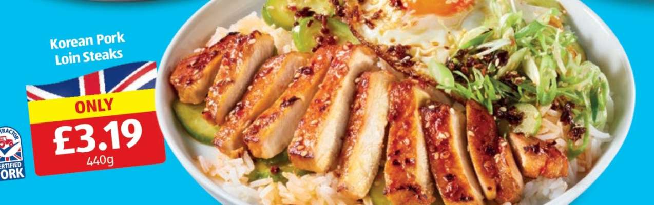 Korean Pork Loin Steaks