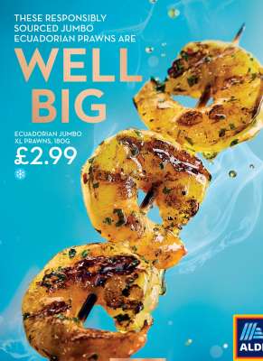 Ecuadorian Jumbo XL Prawns, 180g