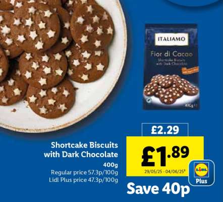 Shortcake Biscuits with Dark Chocolate