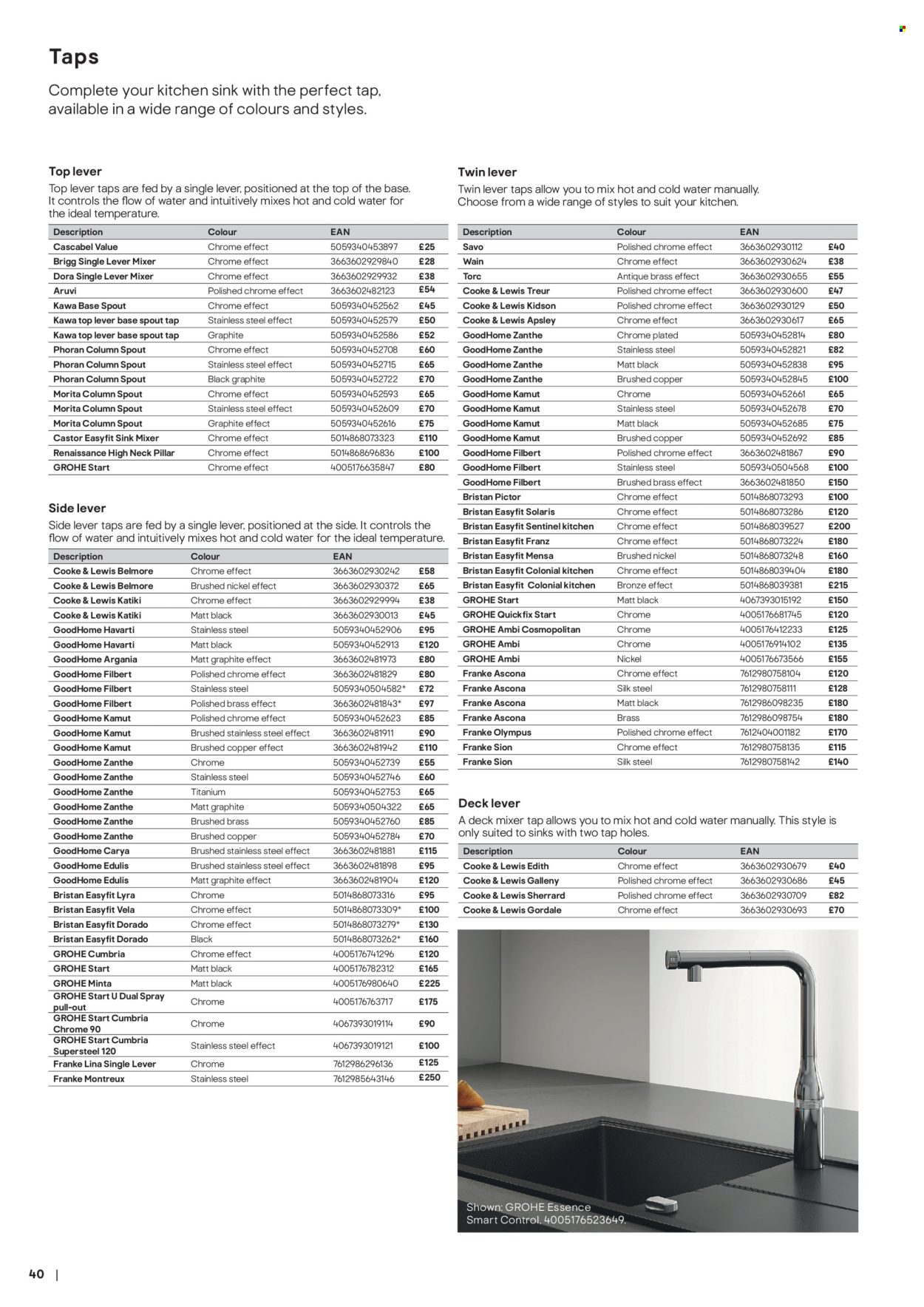 B&Q offer . Page 40. Page 40