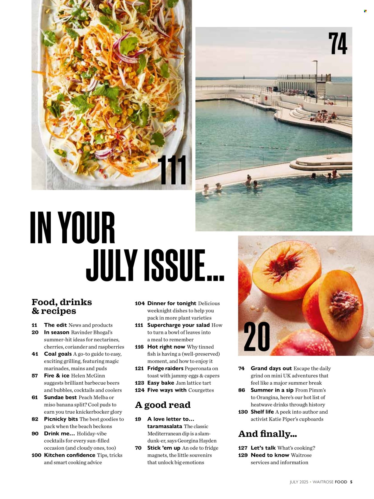 Waitrose offer  - 1.7.2025 - 31.7.2025. Page 5. Page 5