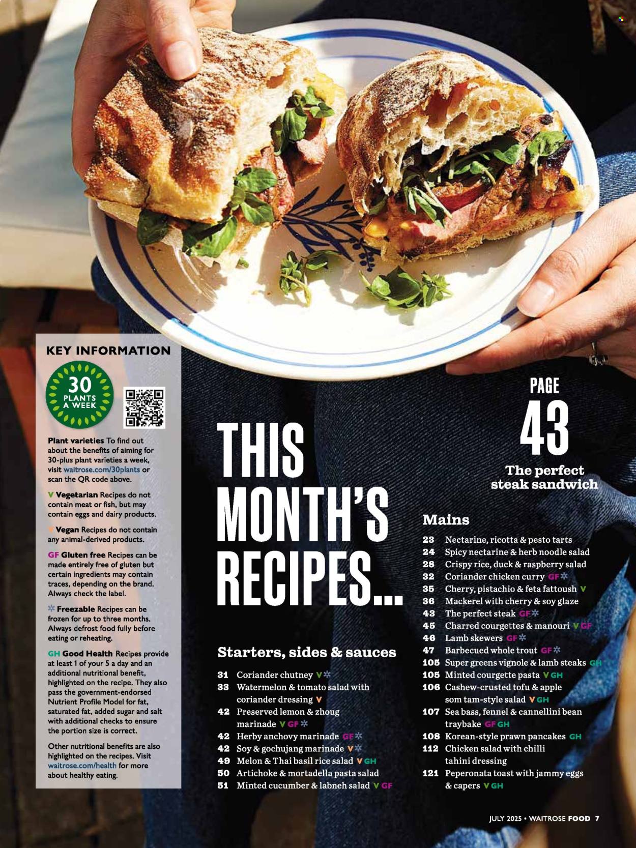 Waitrose offer  - 1.7.2025 - 31.7.2025. Page 7. Page 7