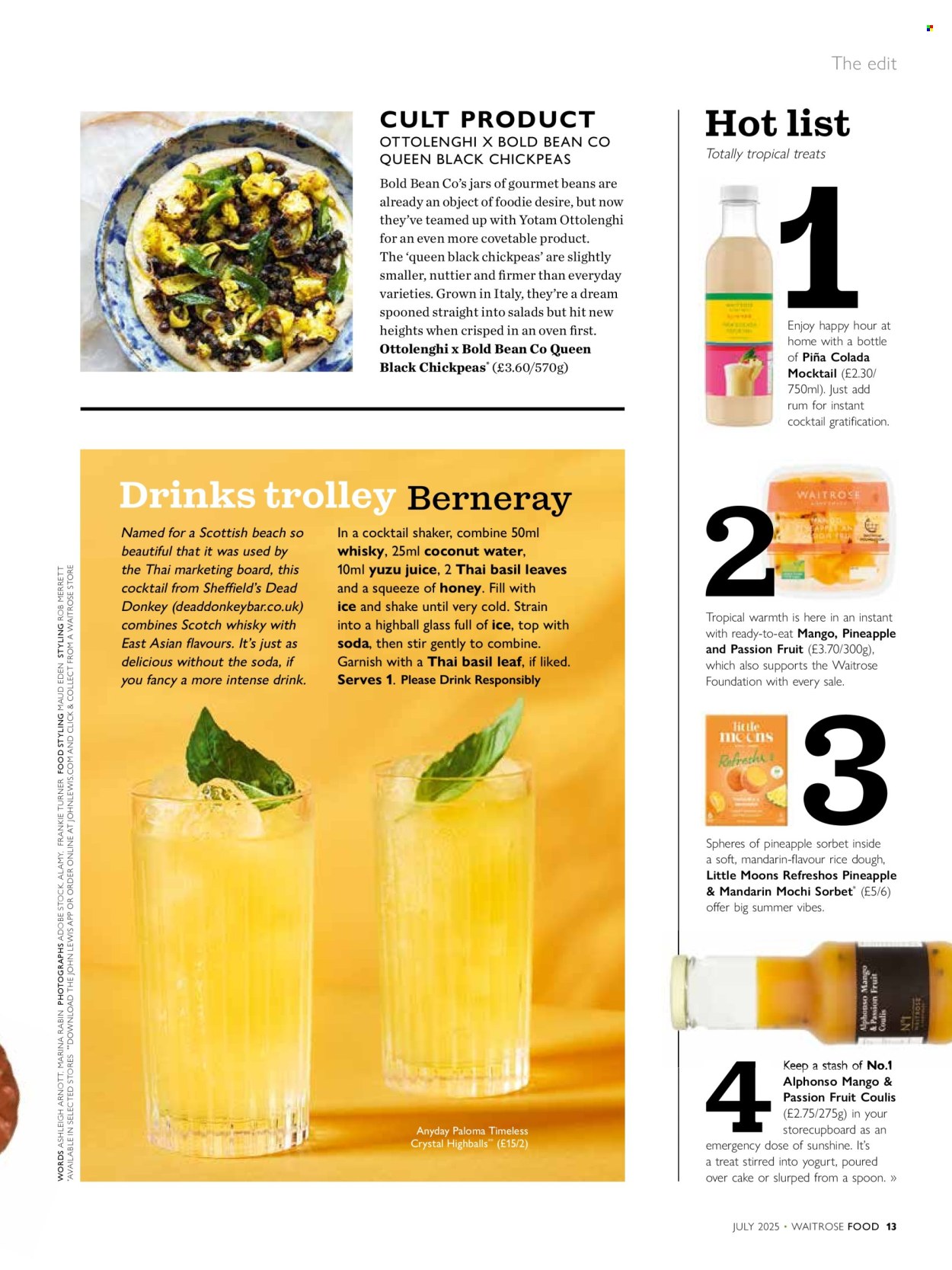 Waitrose offer  - 1.7.2025 - 31.7.2025. Page 13. Page 13