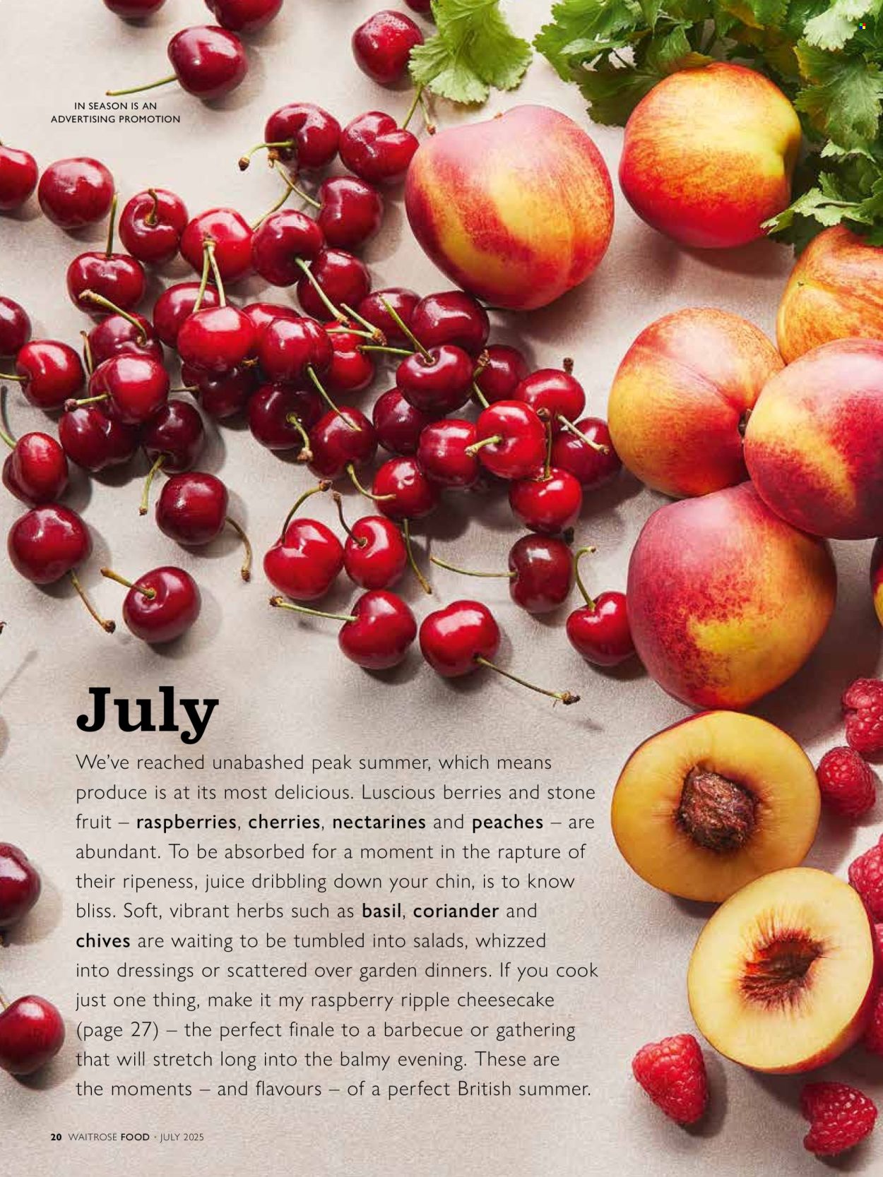 Waitrose offer  - 1.7.2025 - 31.7.2025. Page 20. Page 20