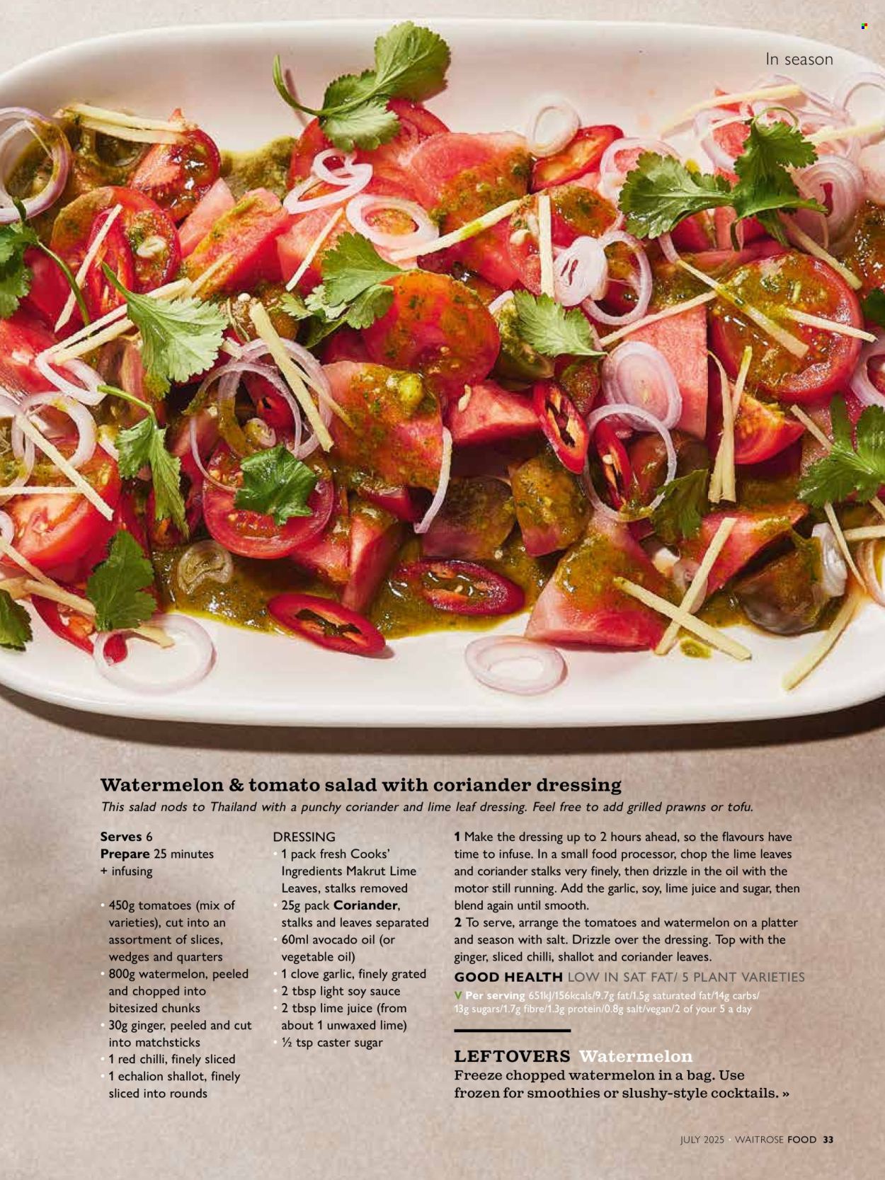 Waitrose offer  - 1.7.2025 - 31.7.2025. Page 33. Page 33