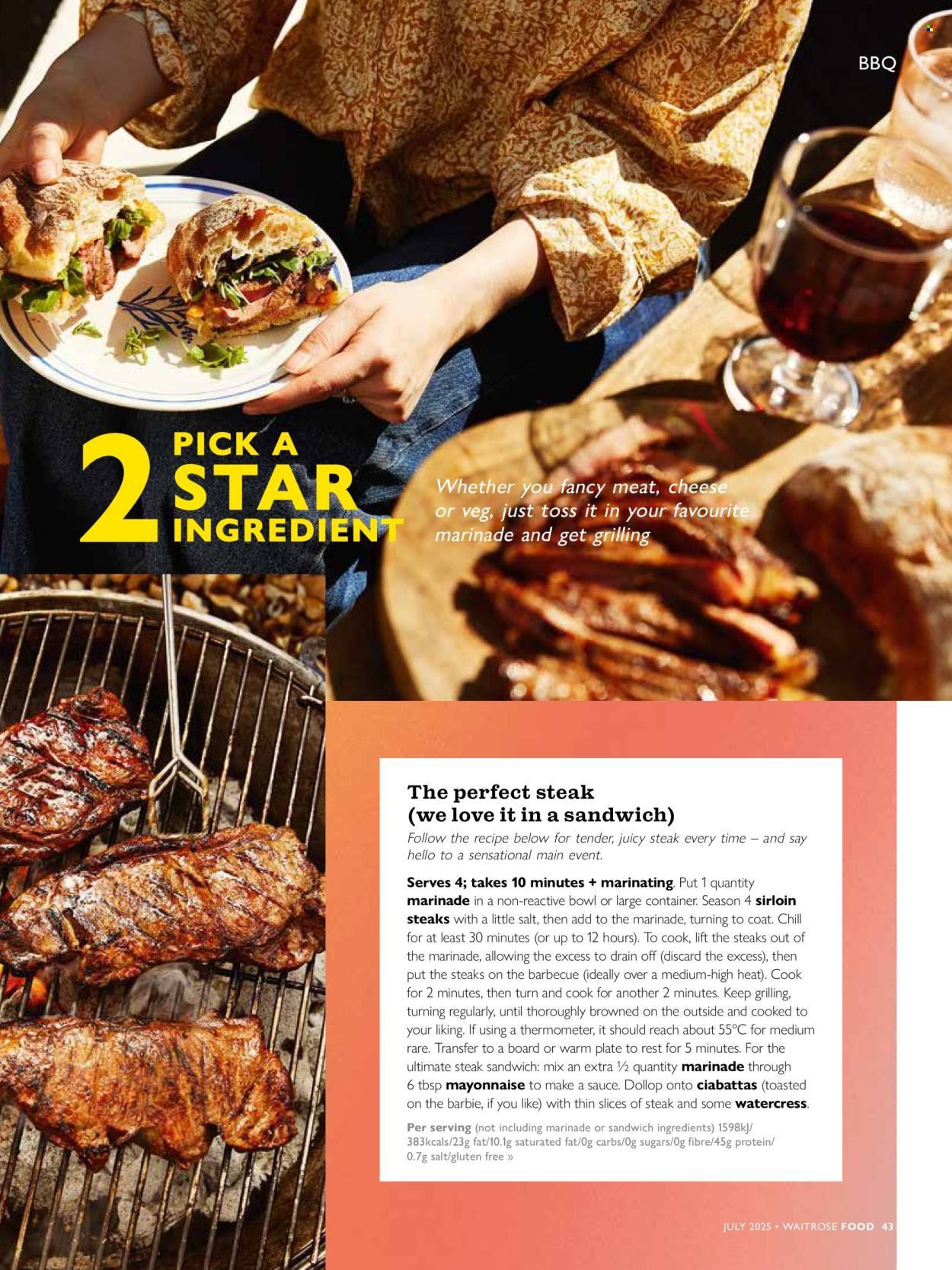 Waitrose offer  - 1.7.2025 - 31.7.2025. Page 43. Page 43