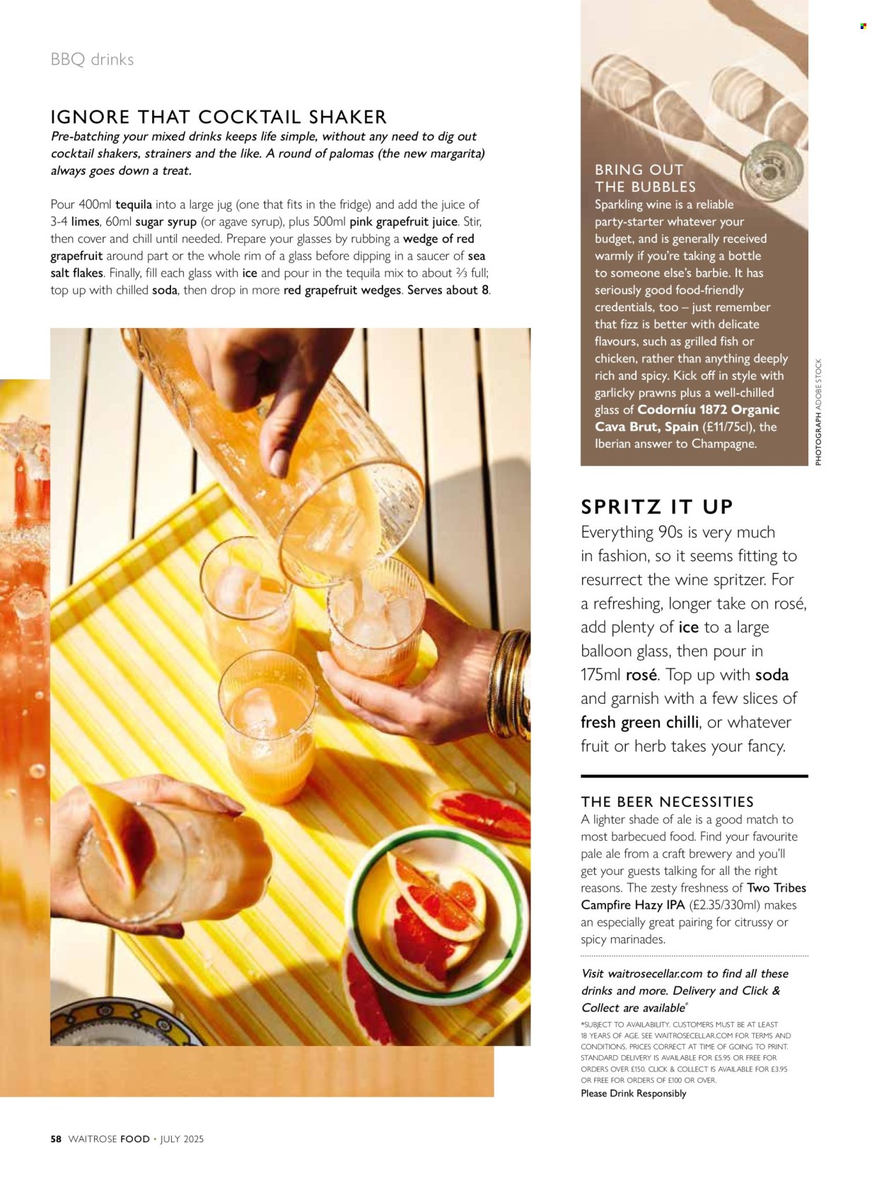 Waitrose offer  - 1.7.2025 - 31.7.2025. Page 58. Page 58
