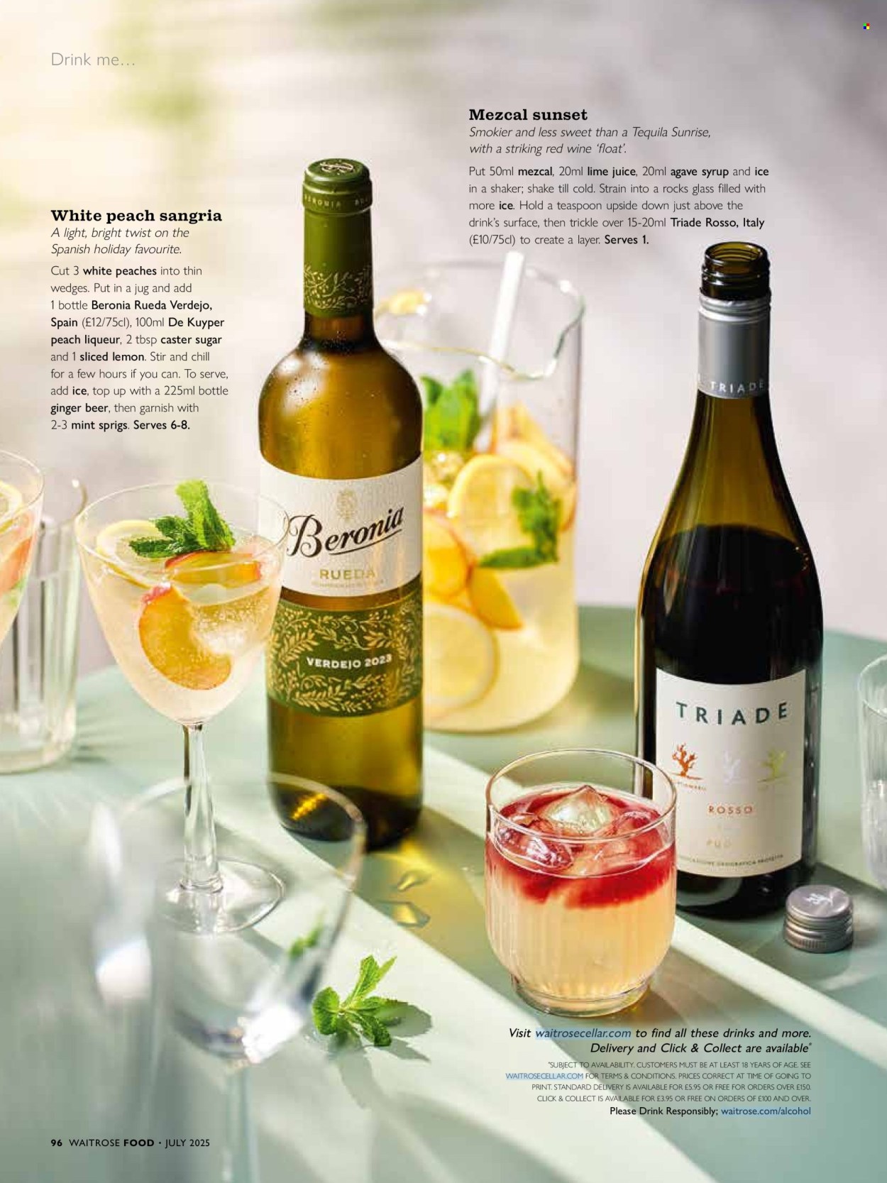 Waitrose offer  - 1.7.2025 - 31.7.2025. Page 96. Page 96