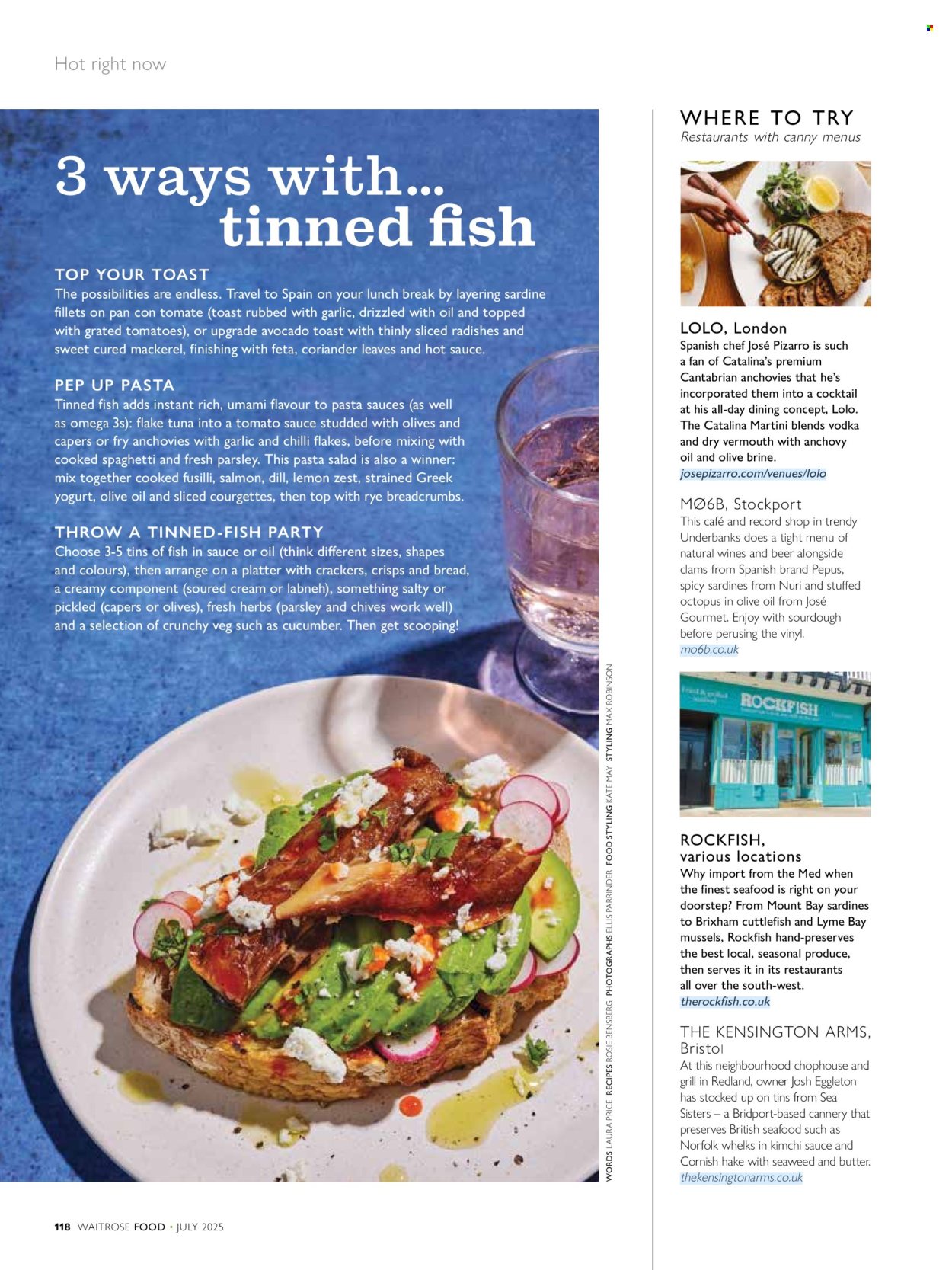 Waitrose offer  - 1.7.2025 - 31.7.2025. Page 118. Page 118