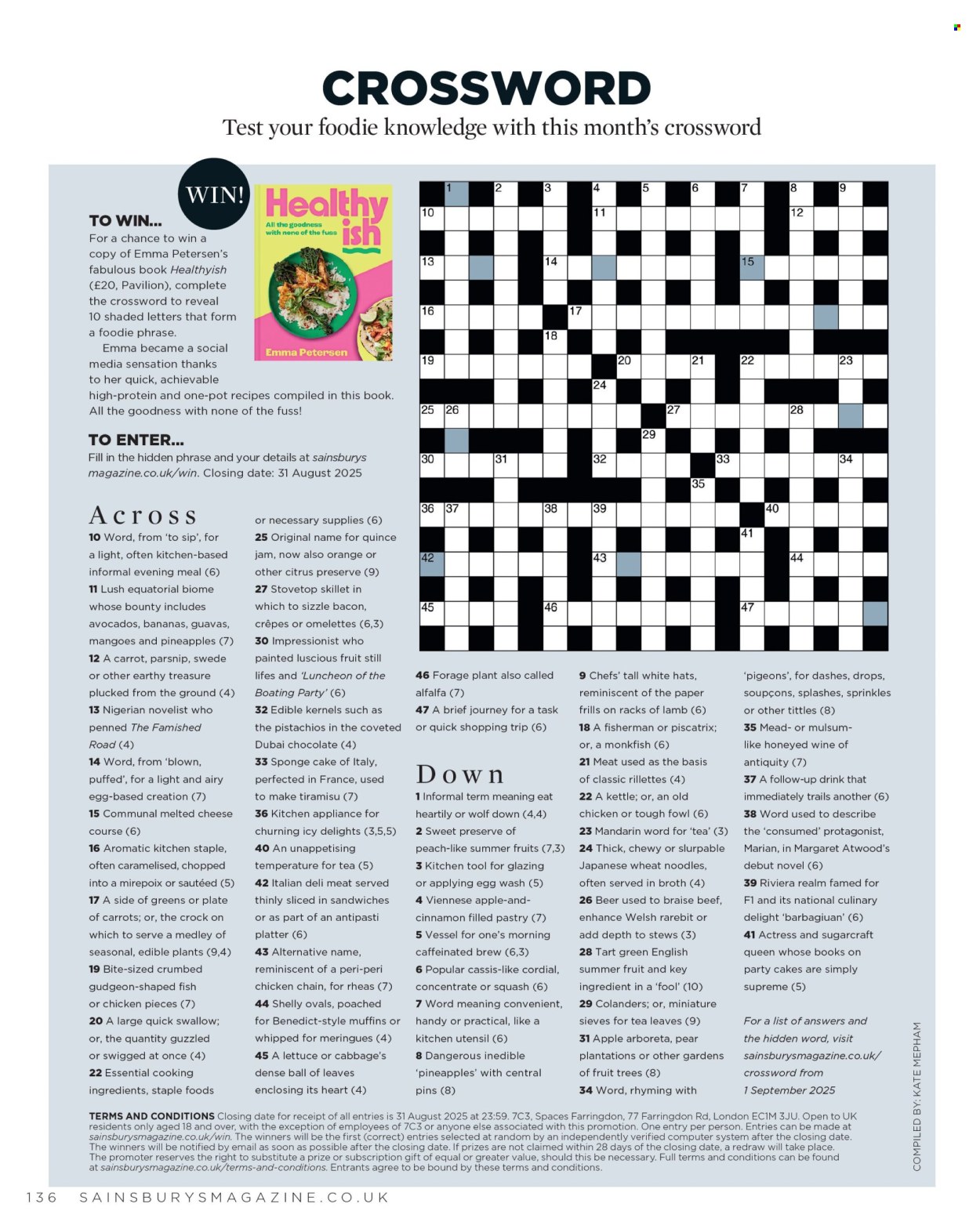 Sainsbury's offer . Page 136. Page 136