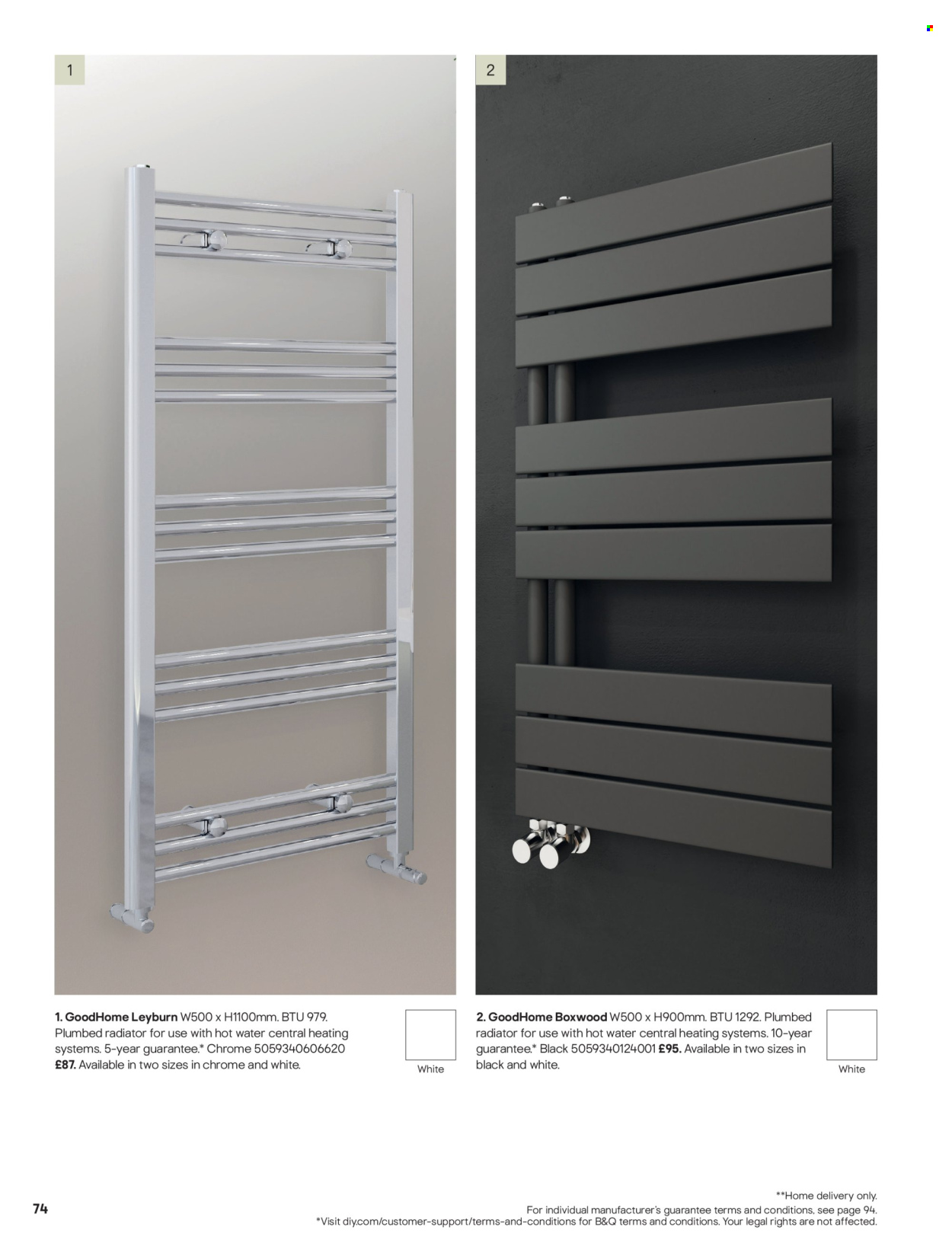 B&Q offer . Page 74. Page 74