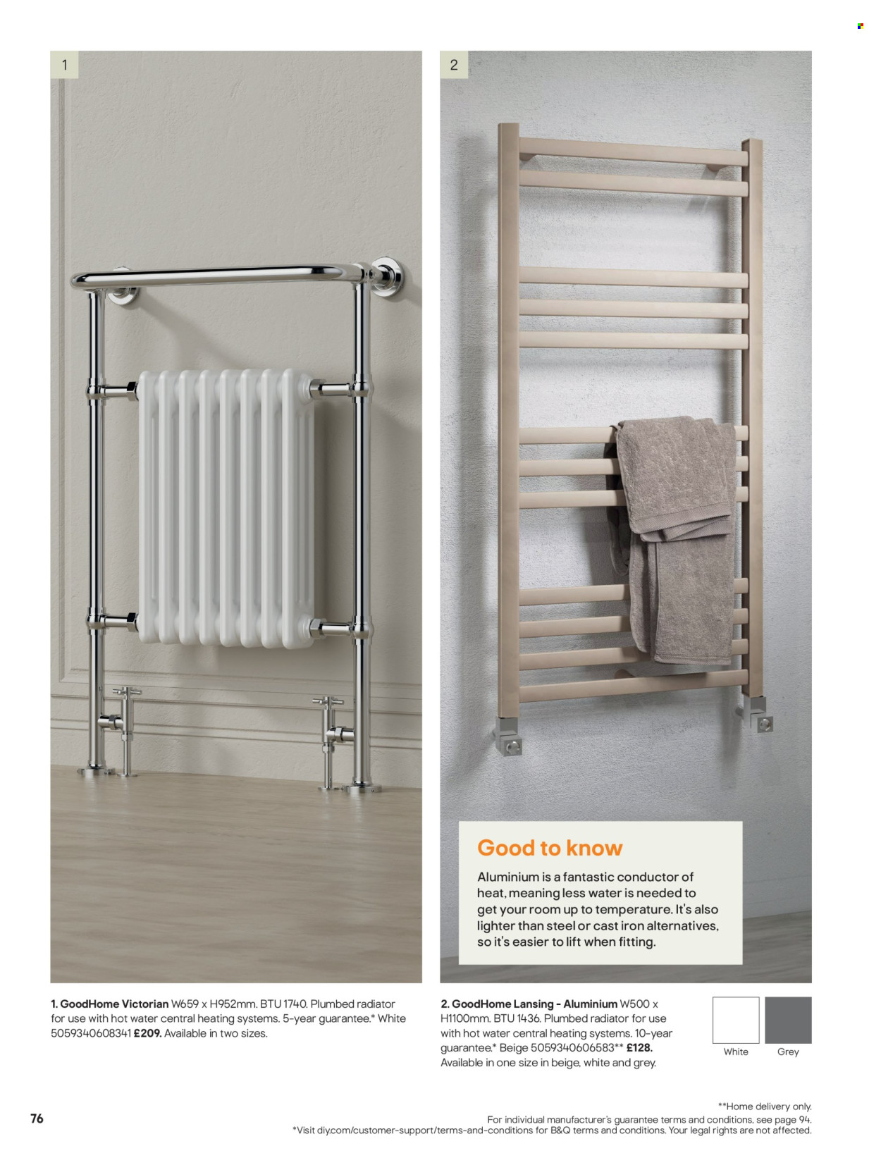 B&Q offer . Page 76. Page 76