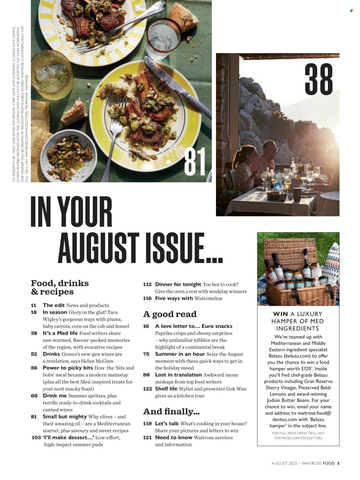 Waitrose offer  - 1.8.2025 - 31.8.2025. Page 5. Page 5