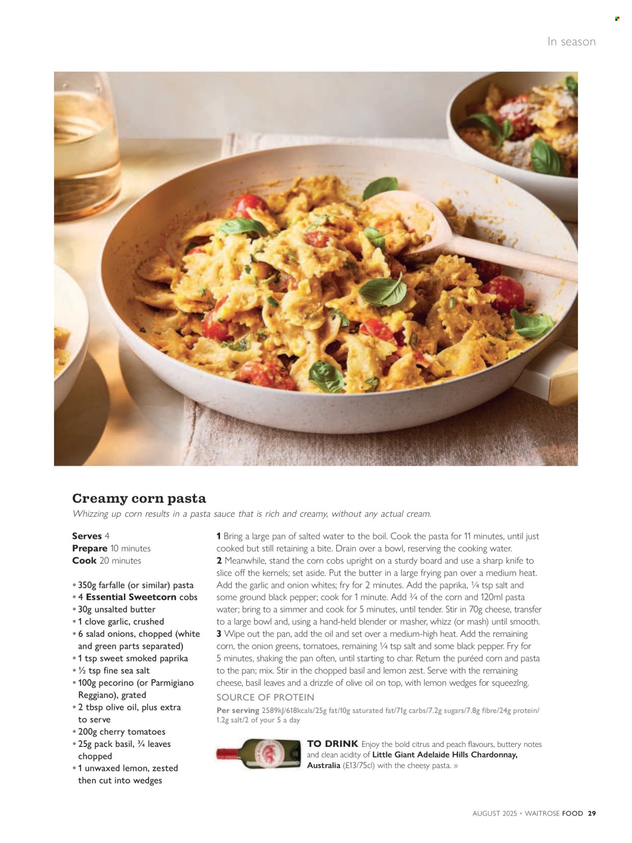 Waitrose offer  - 1.8.2025 - 31.8.2025. Page 29. Page 29