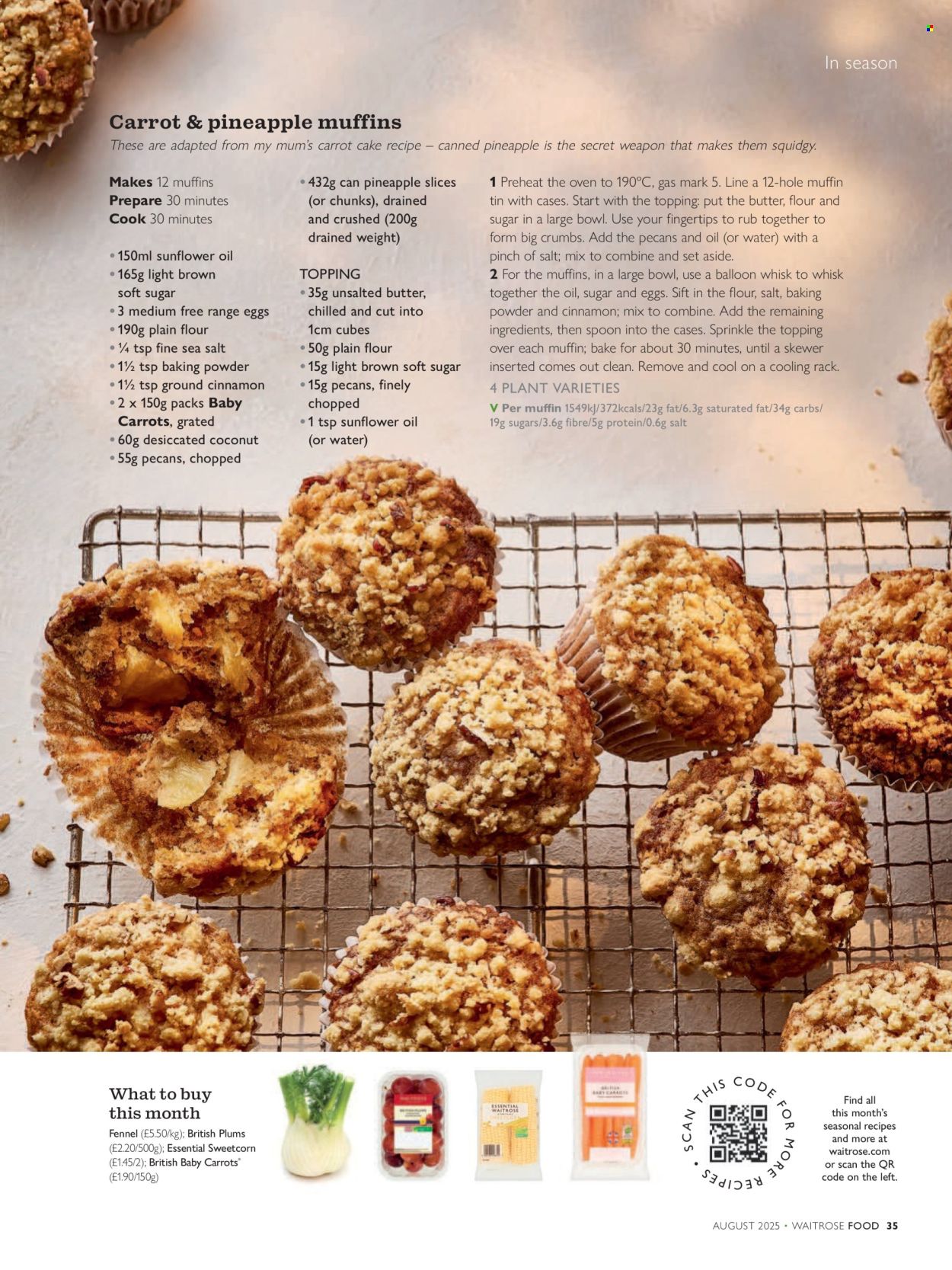 Waitrose offer  - 1.8.2025 - 31.8.2025. Page 35. Page 35