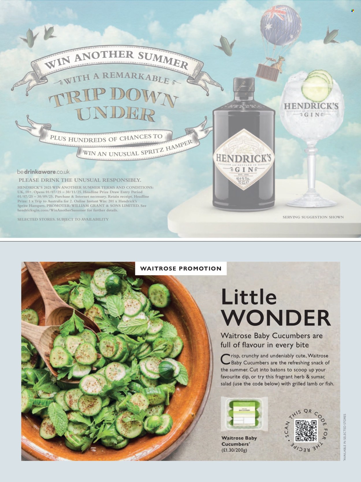 Waitrose offer  - 1.8.2025 - 31.8.2025. Page 70. Page 70