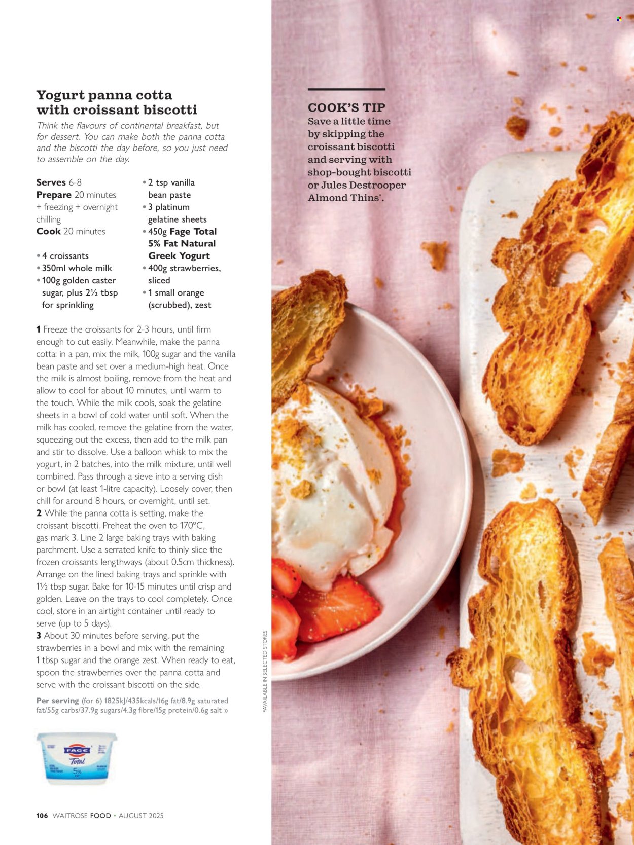 Waitrose offer  - 1.8.2025 - 31.8.2025. Page 106. Page 106