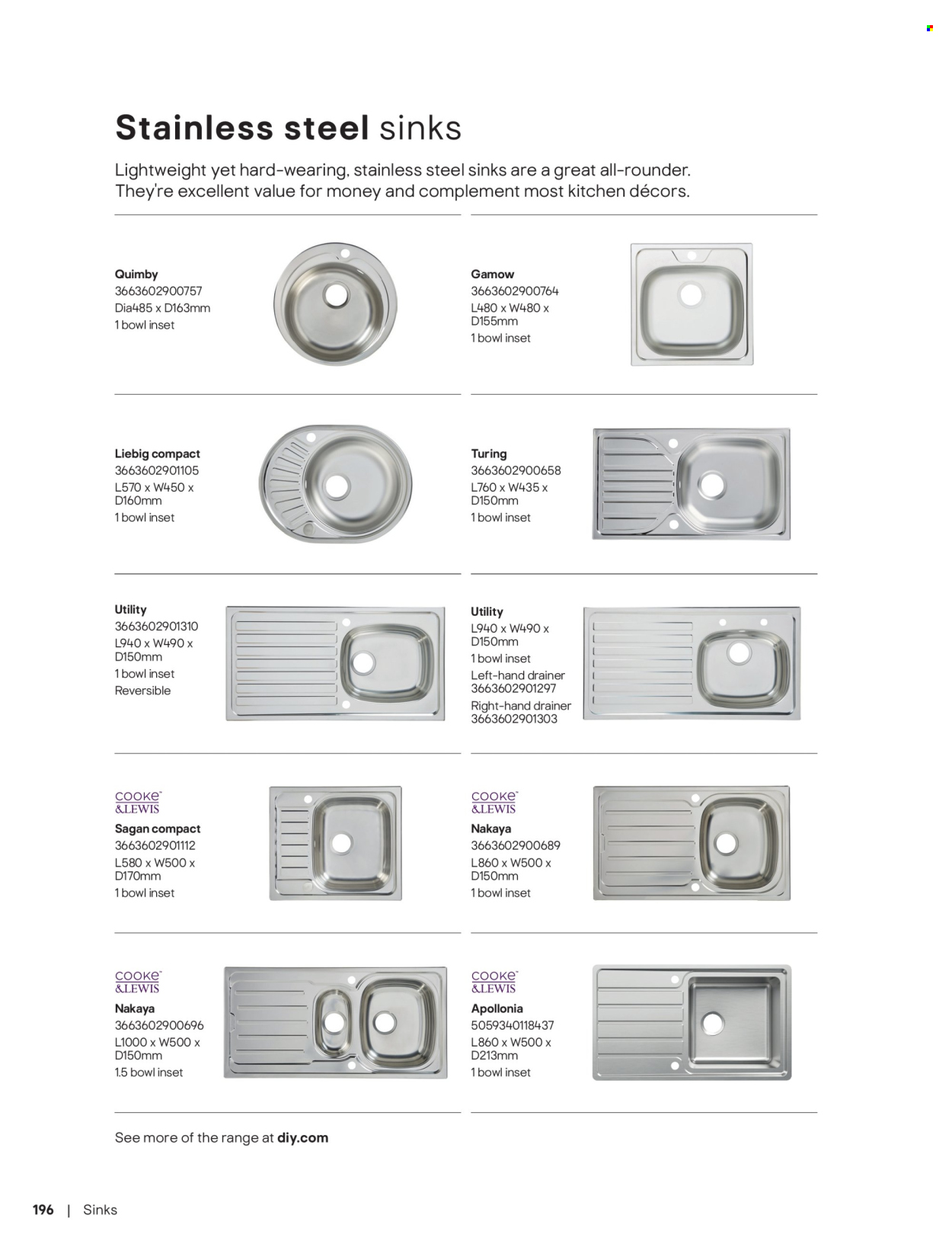 B&Q offer . Page 196. Page 196