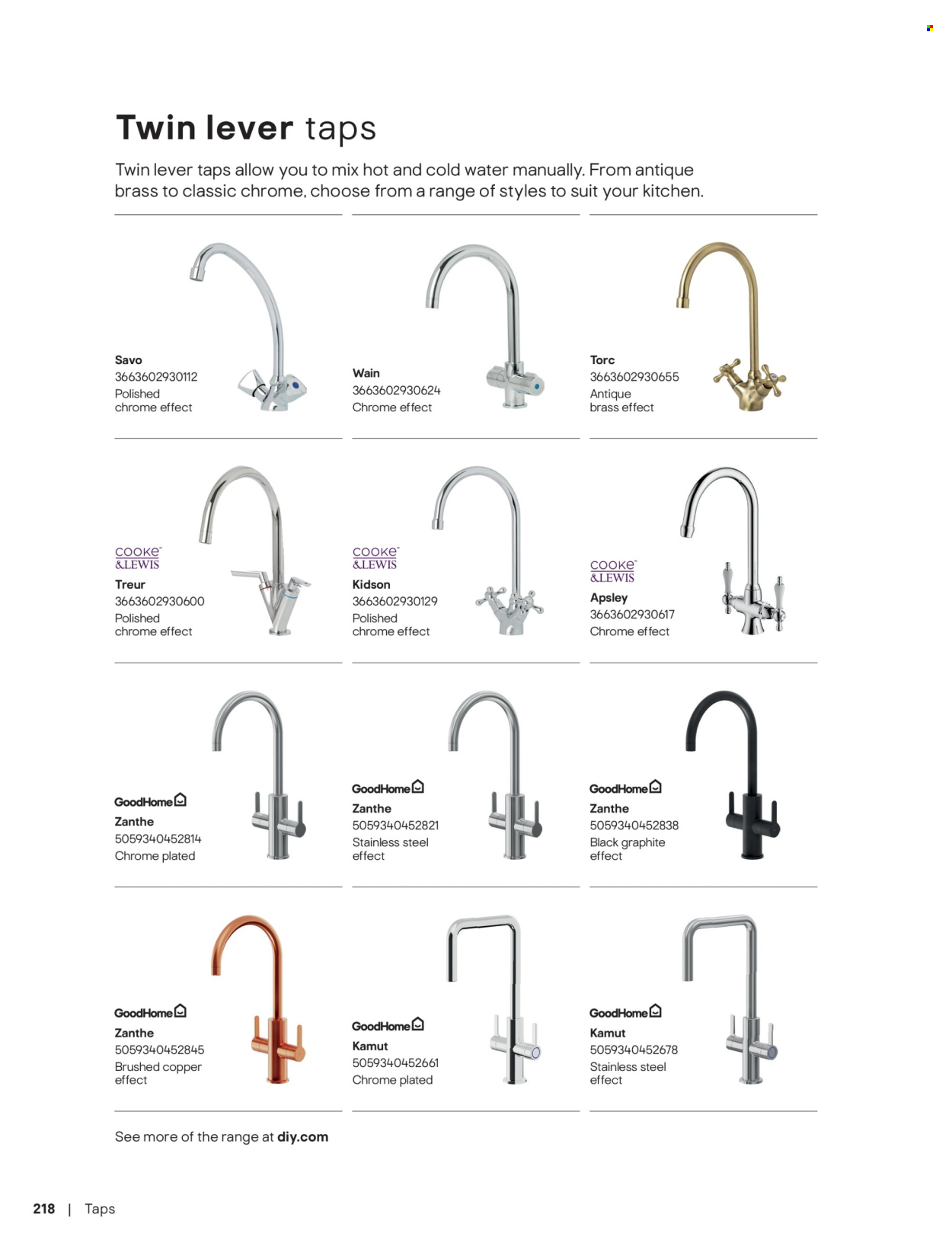 B&Q offer . Page 218. Page 218