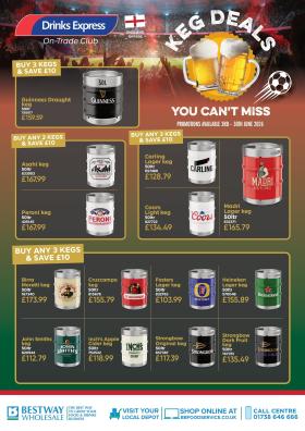 Bestway - Drinks Express Drinks Express - Exclusive Keg Deals. Available for England depots only