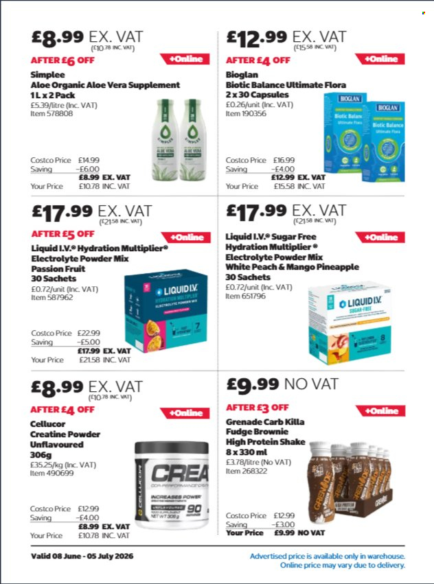 Costco offer  - 8.6.2026 - 5.7.2026. Page 28. Page 28