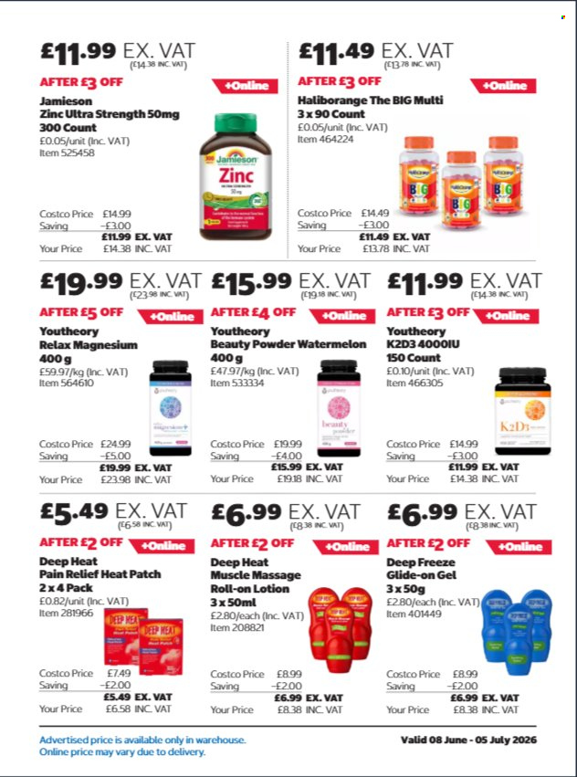 Costco offer  - 8.6.2026 - 5.7.2026. Page 29. Page 29