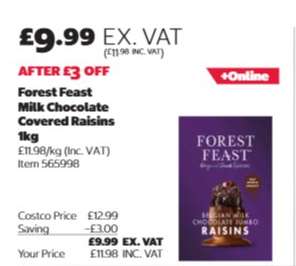 Forest Feast Milk Chocolate Covered Raisins