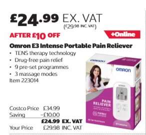 Omron E3 Intense Portable Pain Reliever