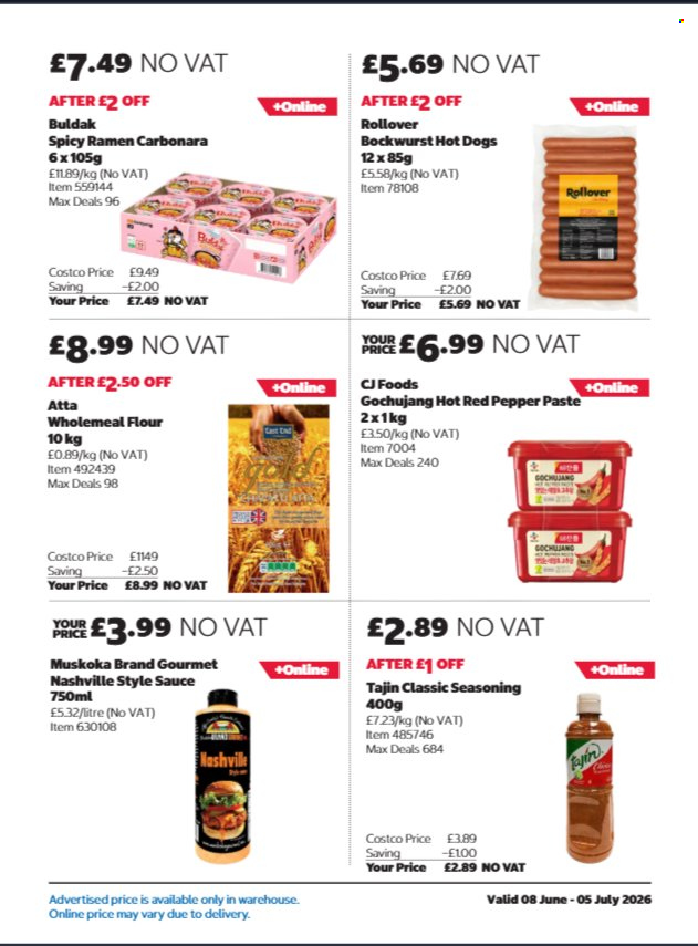 Costco offer  - 8.6.2026 - 5.7.2026. Page 13. Page 13