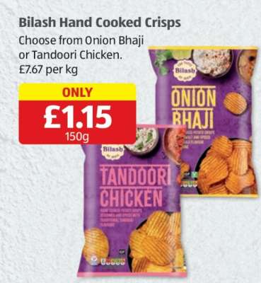 Bilash Hand Cooked Crisps
