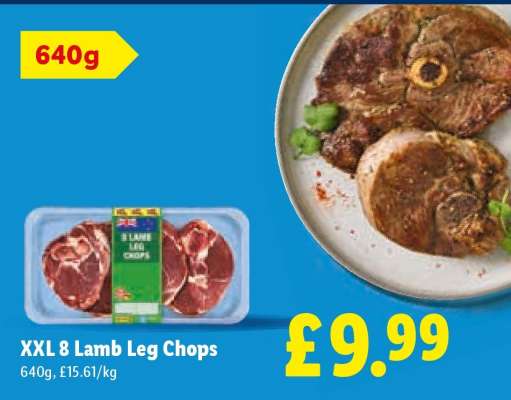 XXL 8 Lamb Leg Chops