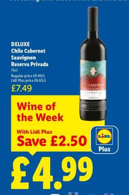 DELUXE Chile Cabernet Sauvignon Reserva Privada