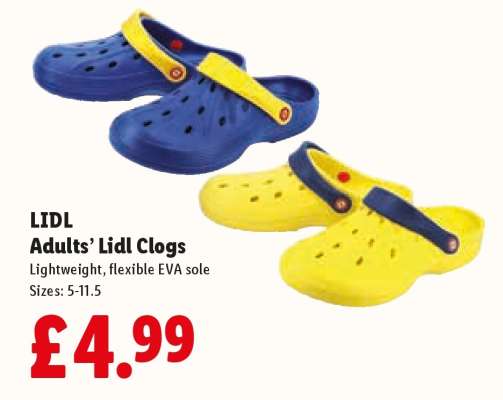 LIDL Adults’ Lidl Clogs