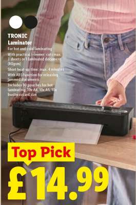 TRONIC Laminator