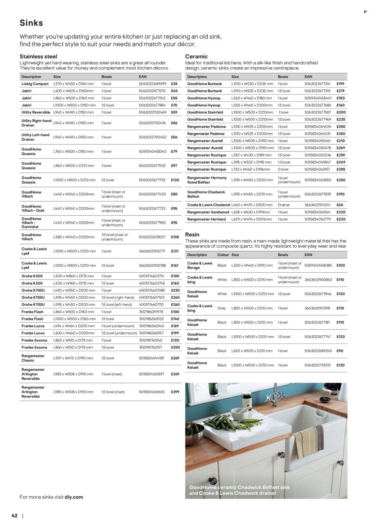 B&Q offer . Page 42. Page 42